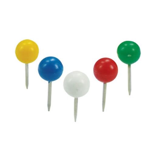 Alfinete para Mapa Marcador 8mm Tipo Bola BRW 50un