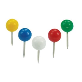 Alfinete para Mapa Marcador 8mm Tipo Bola BRW com 50un