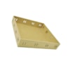 Bandeja Quadrada Passa Fita M 23X23X5 Mdf Madeira Marpax