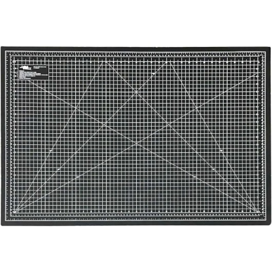 Base de corte A2 para Artesanato Preto Dupla Face Marpax