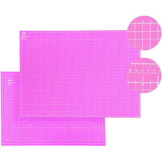 Base de corte A2 para Artesanato Rosa Dupla Face Marpax