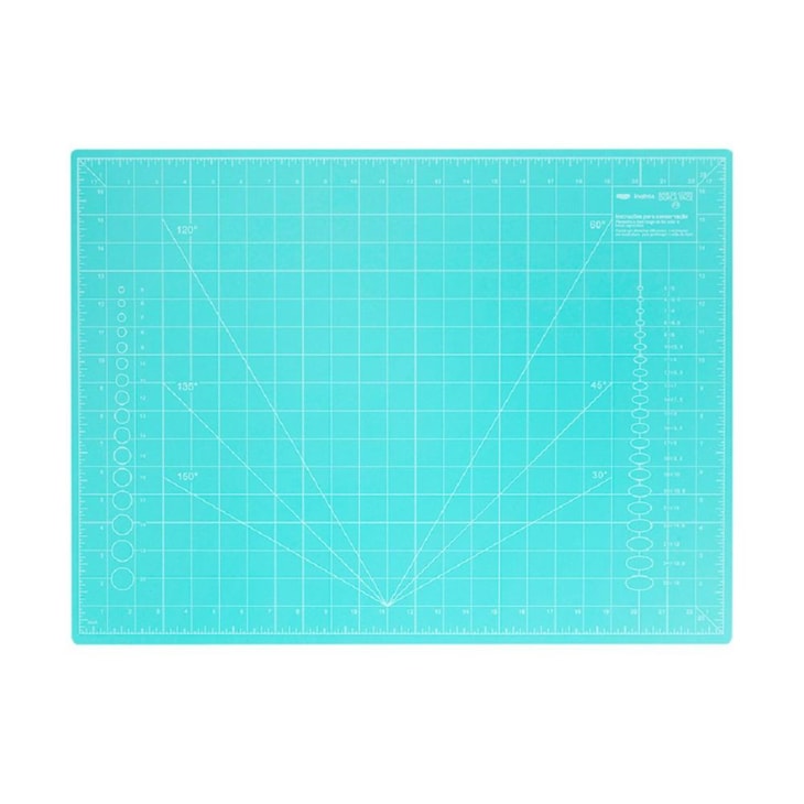 Base de Corte Artesanato Dupla Face A2 com 60X45cm BRW