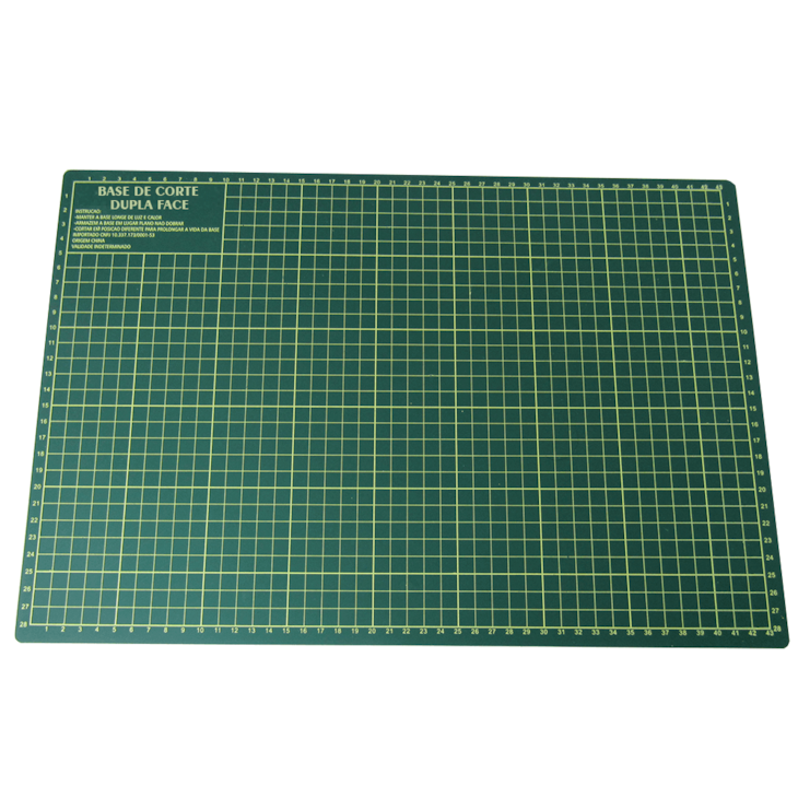 Base de Corte Artesanato Verde Dupla Face 45X30cm Marpax