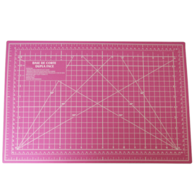 Base de Corte para Artesanato Rosa Dupla Face 45x30cm Marpax