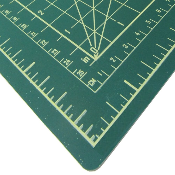 Base de Corte para Artesanato Verde Dupla Face 45x30cm Marpax