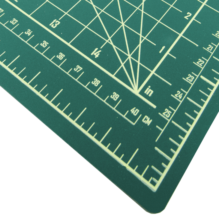 Base de Corte para Artesanato Verde Dupla Face 45x30cm Marpax