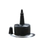 Bico aplicador plástico para garrafa pet 28mm Preto 10un