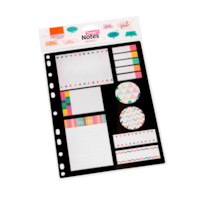 Bloco  Anotações Fichario Geométrico Smart Notes 25fls Cada