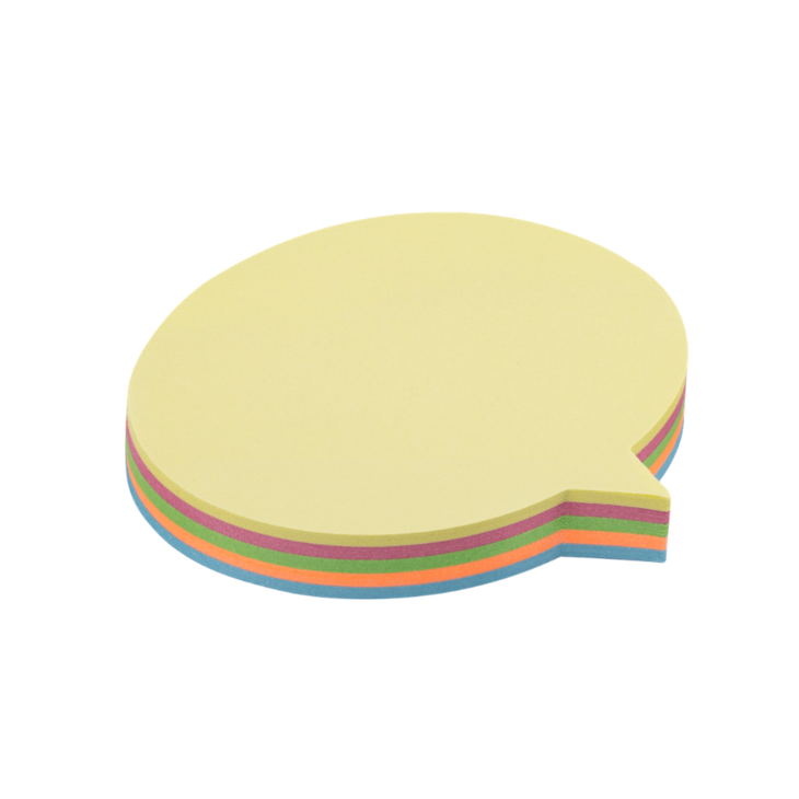 Bloco de Anotações 70x70mm Chat Tom Pastel 100 folhas