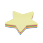 Bloco de Anotações 70x70mm Estrela Tom Pastel 100 folhas