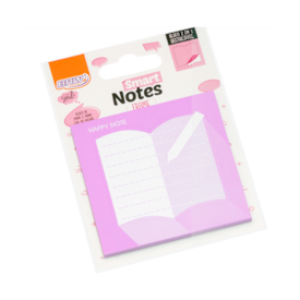 Bloco de Anotações 75x75mm 2 em 1 Anotações 30 folhas