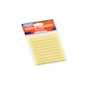 Bloco de Anotações 76x76mm Pautado Amarelo BRW 50 folhas