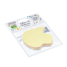 Bloquinho de Anotações 70x70mm Maçã Tom Pastel BRW 100fls