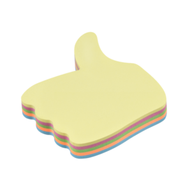 Bloquinho de Anotações 70X70mm Positivo Tom Pastel 100fls