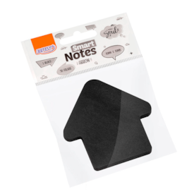 Bloquinho de Anotações 70x70mm Seta Cor Preta BRW 50fls