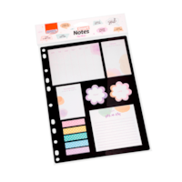 Bloquinho de Anotações Fichario Flores Smart Notes BRW 25fls