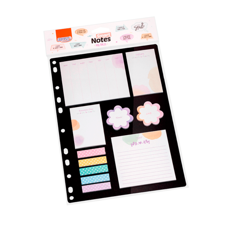 Bloquinho de Anotações Fichario Flores Smart Notes BRW 25fls
