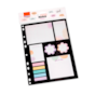 Bloquinho de Anotações Fichario Flores Smart Notes BRW 25fls