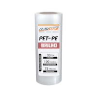 Bobina Pet-Pe Brilho 75 Micras Laminação 33x100m Marpax 01un