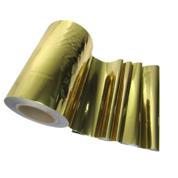 Bobina Pet-Pe Ouro A3 para Laminação  Marpax 33cmx350m