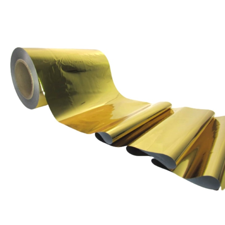 Bobina Pet-Pe Ouro A3 para Laminação  Marpax 33cmx350m