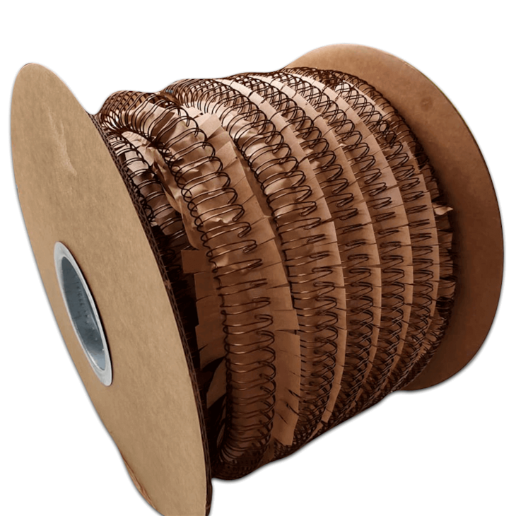 Bobina Wire-o 2x1 Bronze 1 1/4 para 270fls 2.100 anéis Marpax