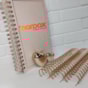 Bobina Wire-o 2x1 Dourado 7/8 para 180 fls 6.000 anéis