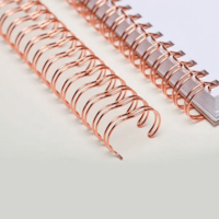 Bobina Wire-o 2X1 Rose Gold 3/4 para 140fls 8.000 Anéis