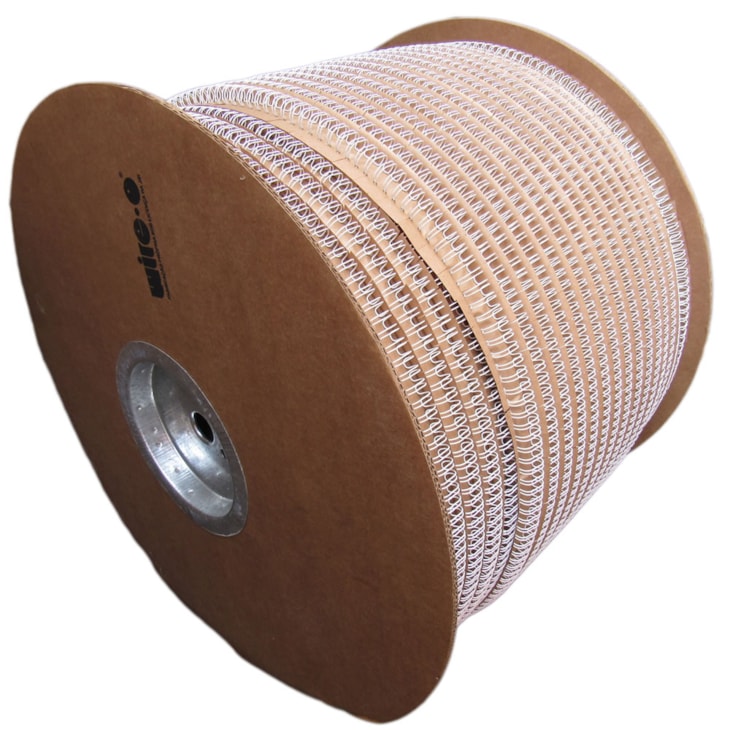 Bobina Wire-o 3x1 Branco 1/4 para 25 fls 91.000 anéis