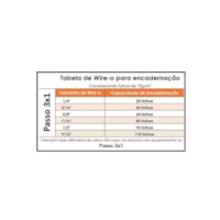 Bobina Wire-o 3X1 Prata 7/16 para 85fls Marpax 34.500 Anéis