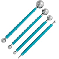 Boleador Ponta de Metal Verde para Artesanato BRW com 4un