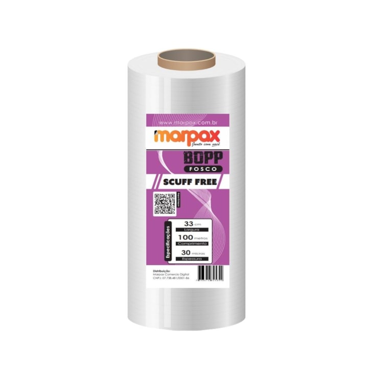 BOPP Anti-Risco Scuff Free Fosco 33cmx100m Marpax com 01un