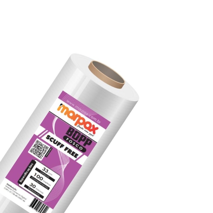 BOPP Anti-Risco Scuff Free Fosco 33cmx100m Marpax com 01un