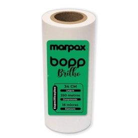 BOPP Brilho para Laminação A3 Bobina 34cmx350M Marpax 01un