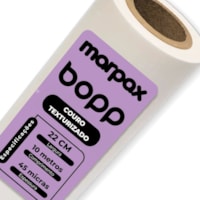 BOPP Couro Texturizado para Laminação 22cmx10m Marpax 01un