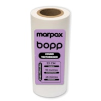 BOPP Couro Texturizado para Laminação 22cmx10m Marpax 01un