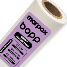 BOPP Couro Texturizado para Laminação 32cmx10m Marpax 01un