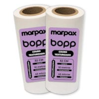 Bopp Couro Texturizado para Laminação 32cmX10m Marpax 02 un