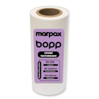 BOPP Couro Texturizado para Laminação 32cmx50m Marpax 01un