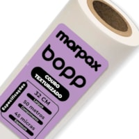 Bopp Couro Texturizado para Laminação 32cmX50m Marpax 02 un