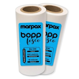 BOPP Fosco para laminação Bobina A3 34cmx250m Marpax 2un