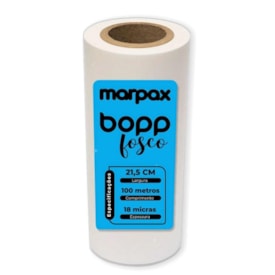 BOPP Fosco para laminação Bobina A4 21,5cmx100m Marpax 01un