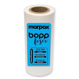 BOPP Fosco para laminação Bobina A4 21,5cmx50m Marpax 01un