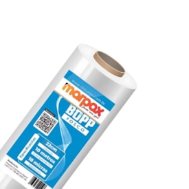 BOPP Fosco para Laminação Bobina A4 22cmx10m Marpax 01un