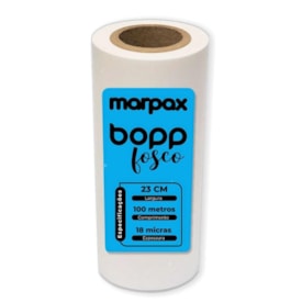 BOPP Fosco para laminação Bobina A4 23cmx100m Marpax 01un