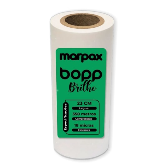 Bopp Hi-tac Brilho para Laminação Laser Bobina 230x350M Marpax 01un