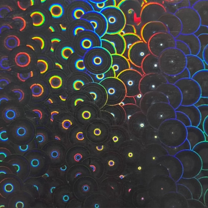 BOPP Holográfico Bolha de Sabão 21,5cm X 10m Marpax 01un