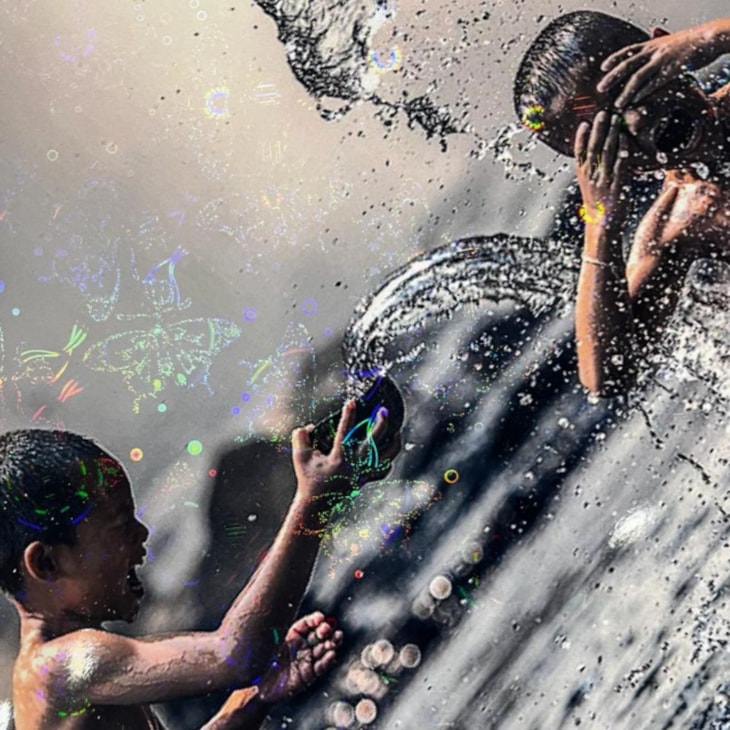 BOPP Holográfico Borboleta Laminação 21,5cmx10m Marpax 01un