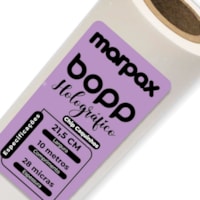 BOPP Holográfico Chip Caquinhos 21,5cm X 10m Marpax 01un