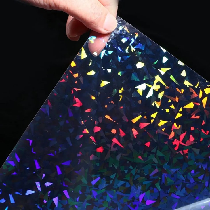 BOPP Holográfico Chip Caquinhos 21,5cm X 10m Marpax 01un